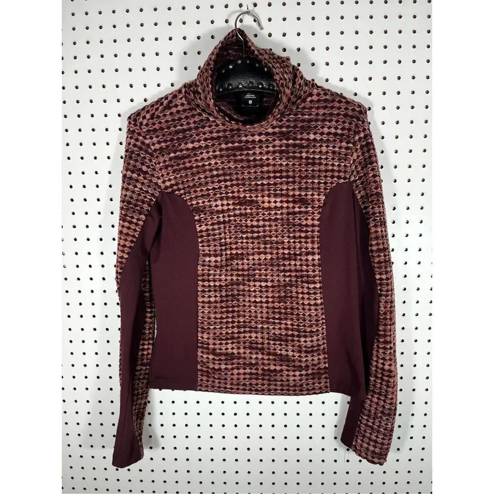 Nike hyperwarm mock neck pullover sweatshirt size M